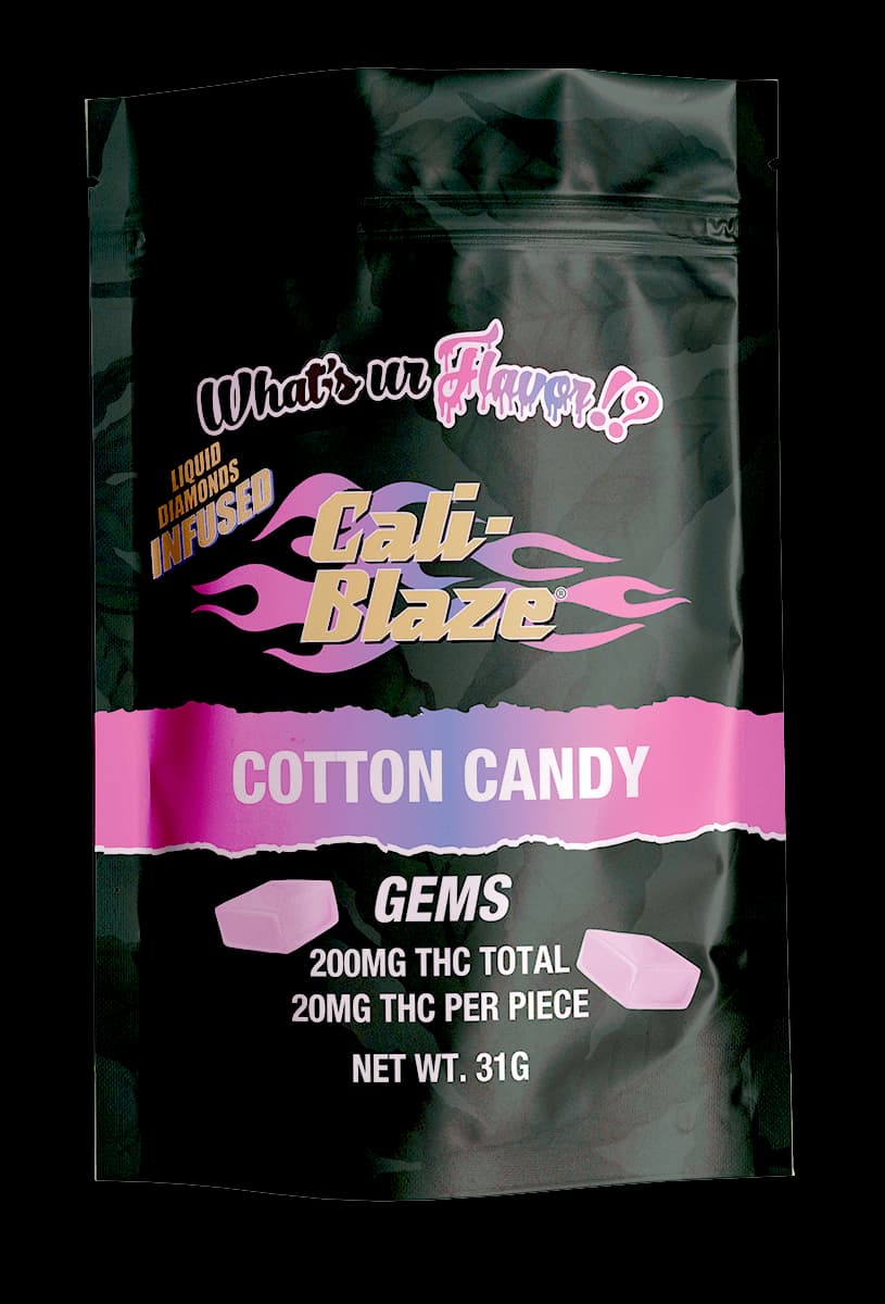 Cotton Candy - 200mg Gems Gummies — Cali-Blaze